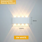 Aluminum LED Wall Lamp – IP65 Waterproof Lighting for Indoor and Outdoor