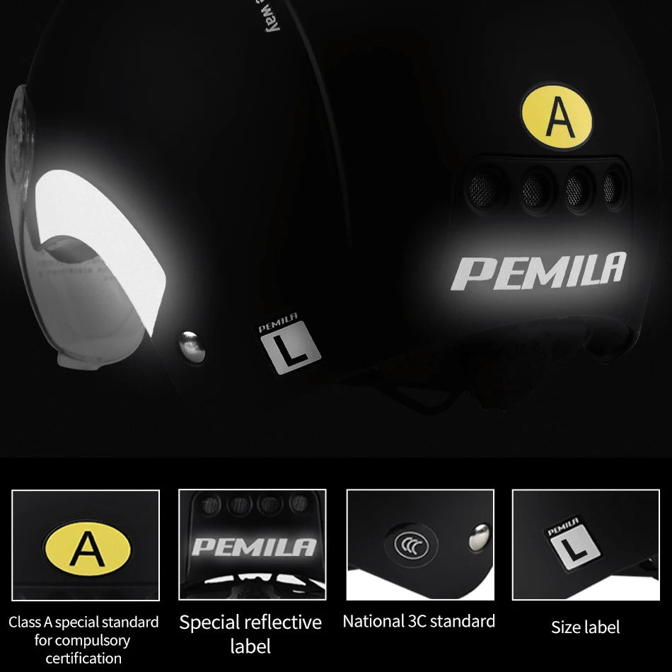 Cycling Helmet with Goggles – Protective MTB Gear for Adults