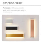 Modern LED Wall Sconce – Minimalist Indoor Lighting for Bedroom and Living Room