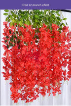 Silk Wisteria Hanging Vines – 110cm Artificial Flower Garland for Wedding Decor