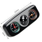 3-in-1 Dashboard Guide Ball – Compass Thermometer Hygrometer for Auto and Boat