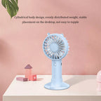 Portable USB Rechargeable Handheld Fan – Compact Desk Cooler for Travel Office