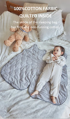Cotton Baby Sleep Sack – 2.5 Tog Anti-Kick Sleeping Bag for 0-24 Months