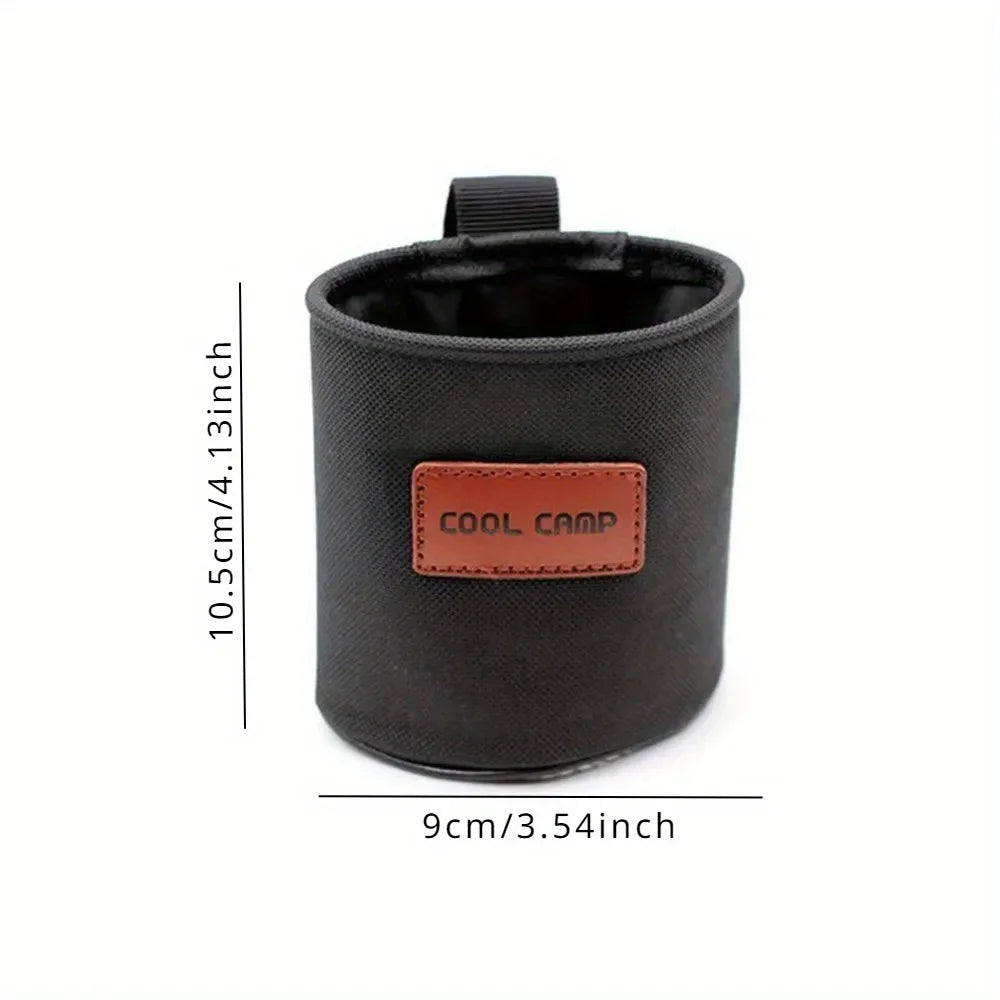 Portable Camping Chair Cup Tray – Clip-on Drink Holder for Outdoor Fishing