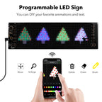 Bluetooth LED Car Sign – Programmable Scrolling Message Display for Auto Decor