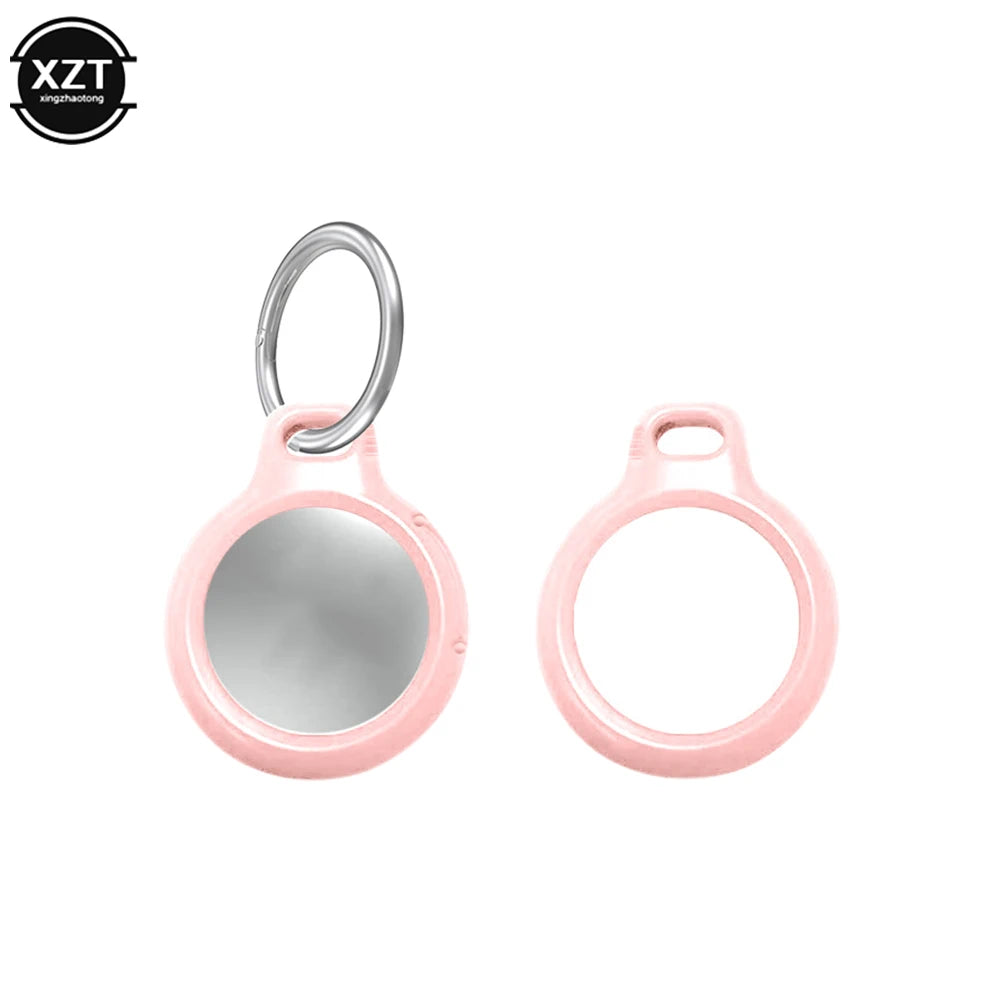 Protective Bumper Case with Strap for Airtag Tracker Keychain