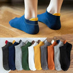 Cartoon Eyes Mesh Ankle Socks – Breathable Embroidered Footwear for Men