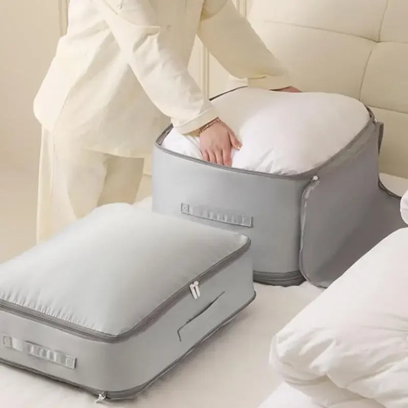 Self-Compression Storage Bag – Large Capacity Duvet Organizer for Moving