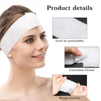 Disposable Non-Woven Facial Headbands – Soft Skincare Wraps for Beauty Salons