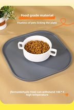 Silicone Cat Feeding Mat – Non-Slip Waterproof Tray for Pet Food Bowls