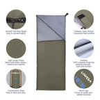 Ultralight Envelope Sleeping Bag – Compact Portable Gear for Camping Travel