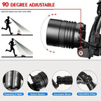 Rechargeable LED Headlamp – Aluminium High Lumen Light for Outdoor Camping