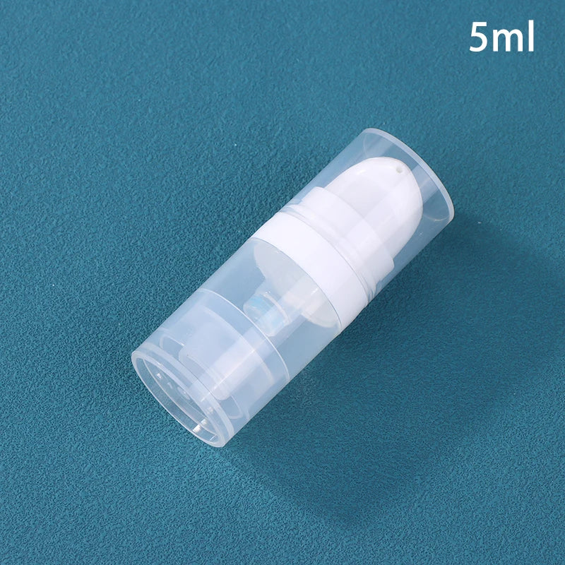 Portable Vacuum Pump Bottle – Refillable Travel Container for Cosmetics