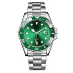 Hip Hop Mens Wristwatch – Luxury Sport Analog Watch and Bracelet Set