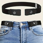 Stretch Elastic No Buckle Belt – Invisible Waistband for Men and Women