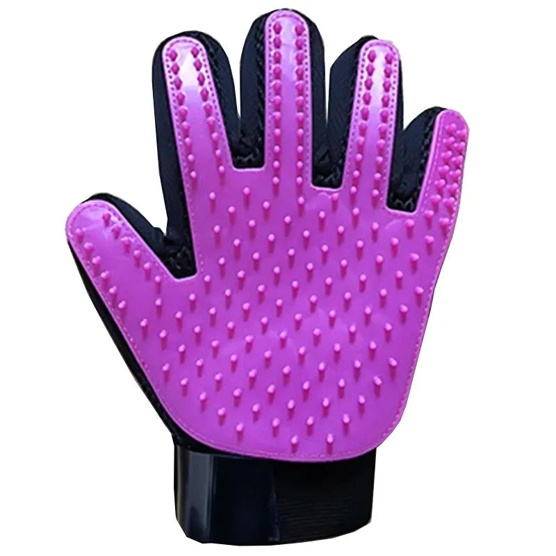 Rubber Grooming Gloves – Pet Hair Remover Brush for Dog and Cat Bathing