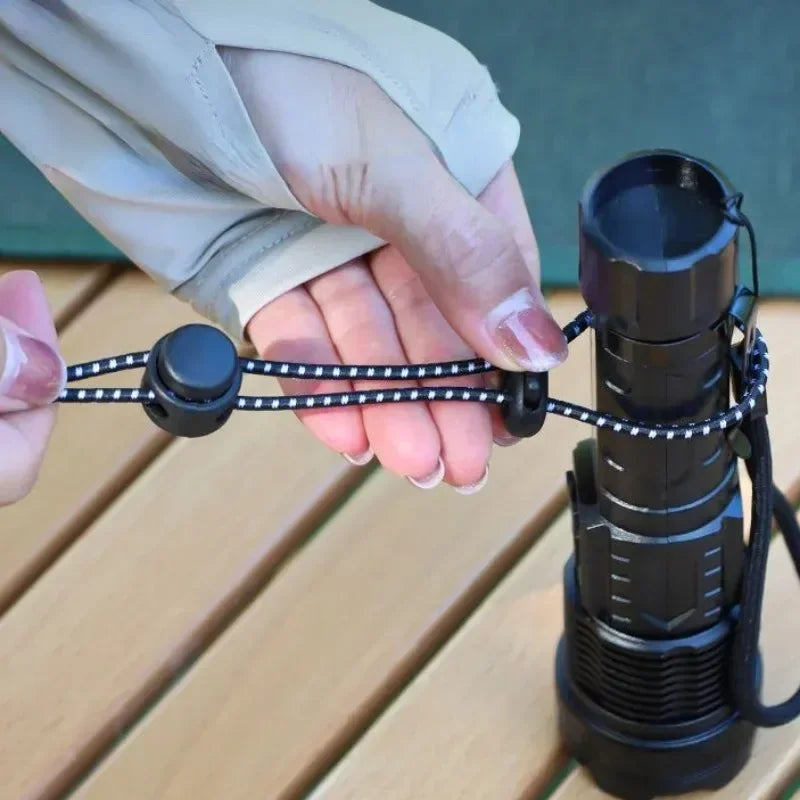 Elastic Rope Buckle – Trekking Pole Fixation for Hiking Camping Gear