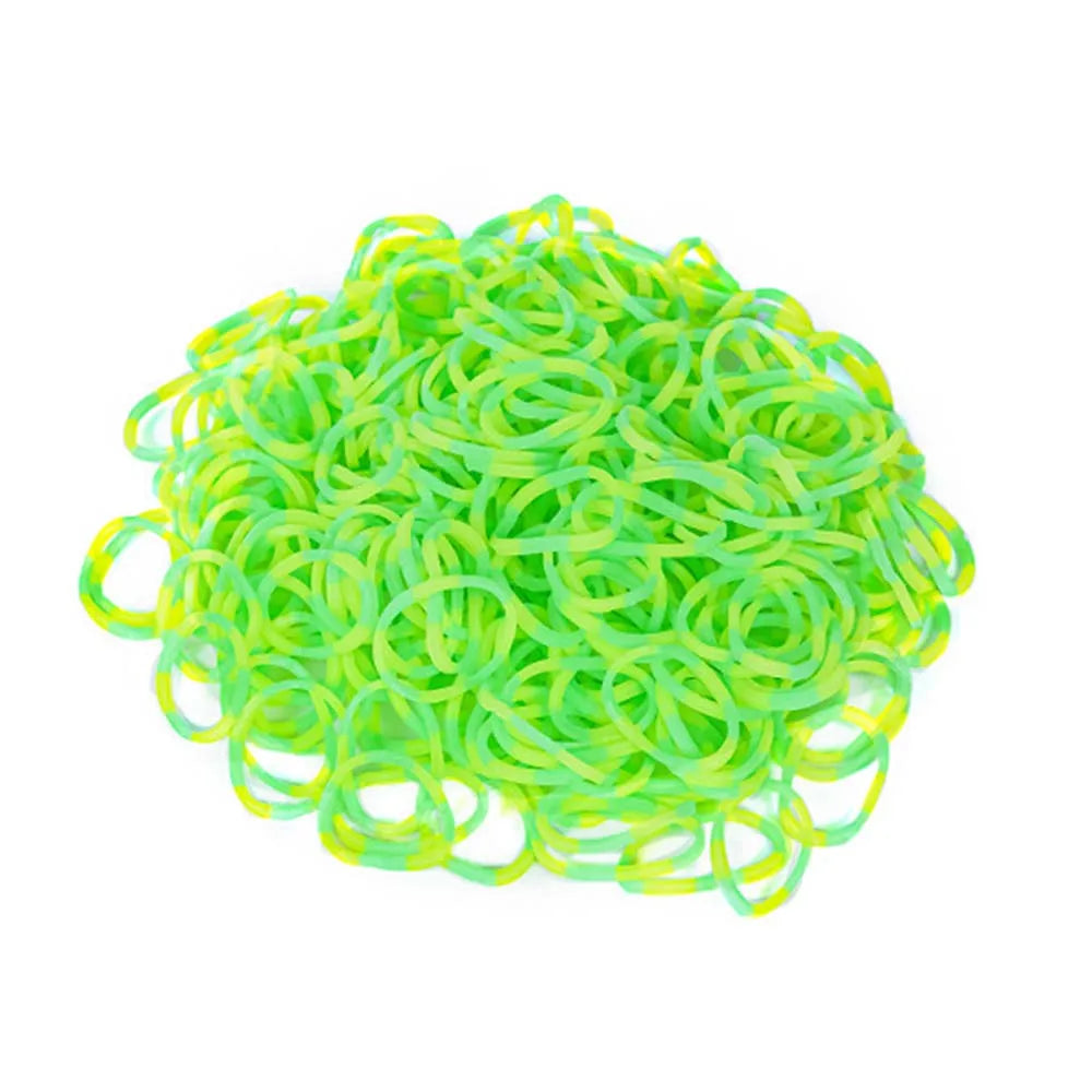 Elastic Loom Bands – Colorful DIY Jewelry Making Kit for Kids Crafts