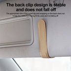 Car Sun Visor Eyeglasses Holder – Universal Sunglasses Clip for Auto Organizer
