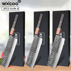 Hand Forged Japanese Chef Knife – Professional Kitchen Cleaver for Meat Cutting