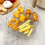 Multifunctional Roasting Rack – Stainless Steel for Air Fryer Cooking