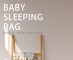 Bamboo Cotton Sleeping Bag – Warm Newborn Wearable Blanket for Winter Sleep