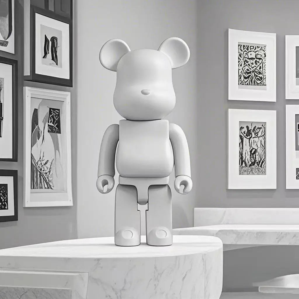 DIY Paint Bear Statue – 28cm Decorative Sculpture for Kids Birthday Gift