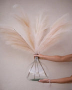 47" Faux Pampas Grass – Tall Fluffy Artificial Stems for Home Decor