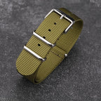 Woven Nylon Watch Strap – 18mm-22mm Canvas Wristband for Men and Women