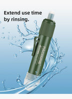 Portable Water Purification Straw – Carbon Fiber Filter for Outdoor Survival