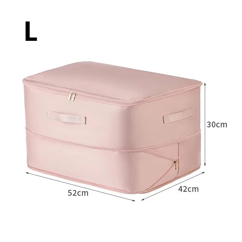 Self-Compression Storage Bag – Large Capacity Duvet Organizer for Moving