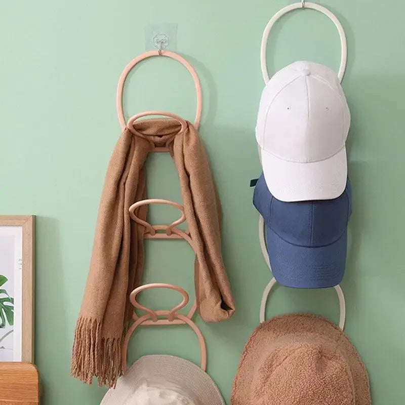 Over-the-Door Hat Rack – Wall Mount Storage Organizer for Caps and Scarves