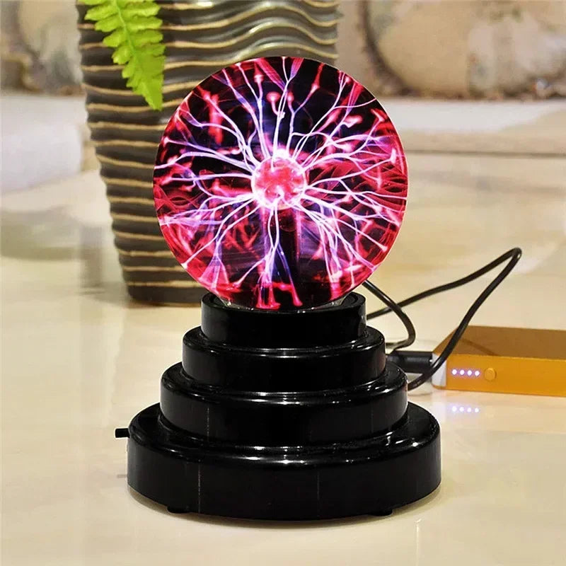 Magic Plasma Ball Lamp – Interactive Electrostatic Light for Kids Decor