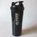 3-Layer Protein Shaker Bottle – Large Capacity Mixer for Fitness Gym Workouts