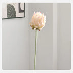 Artificial King Protea Flower – 25 Inch Faux Botanical for Home Wedding Decor