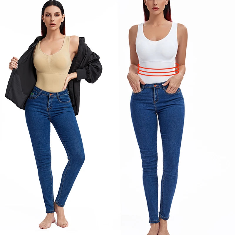 Tummy Control Shapewear Bodysuit – Slimming Waist Trainer for Women Fajas