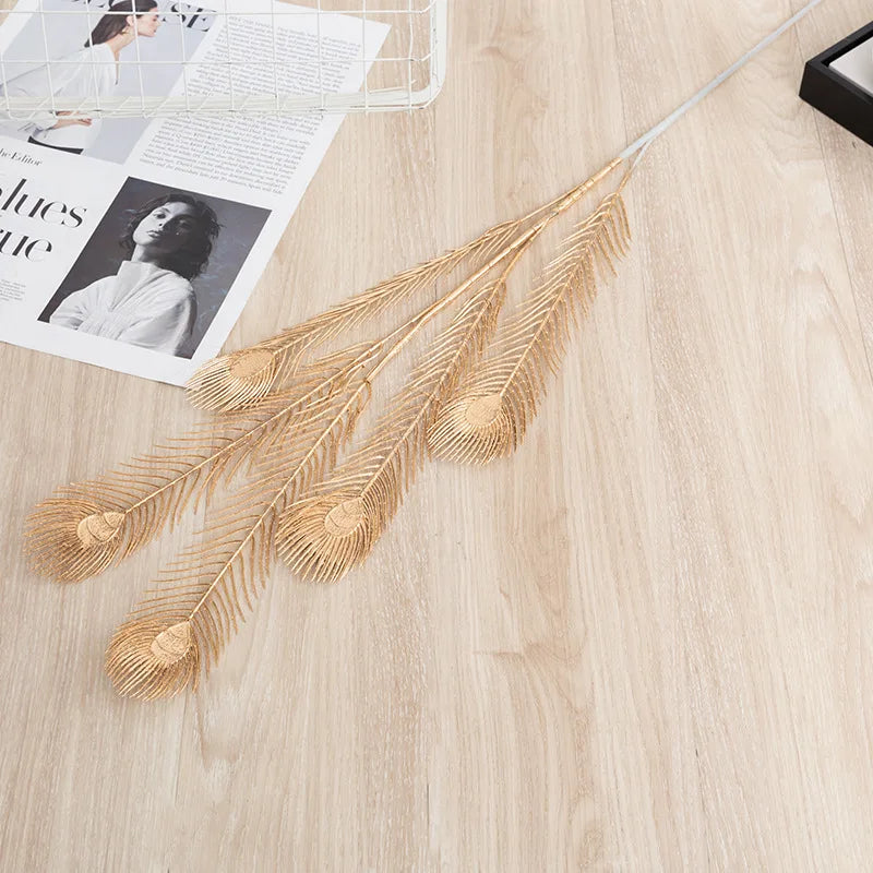 Glitter Eucalyptus Branch – Artificial Christmas Floral Wedding Decor