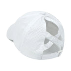 Ponytail Baseball Cap – Quick-Drying Mesh Visor for Outdoor Athleisure