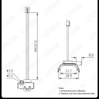 Deep UV UVC LED Lamp – 270nm-280nm Ultraviolet Light for Water Sterilization