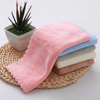 Coral Fleece Microfiber Towels – Thickened Soft Absorbent Cloth for Home Bath