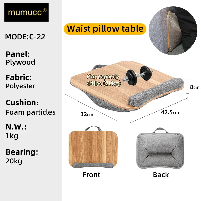 Ergonomic Waist Support Cushion – Lumbar Backrest for Office Computer Chair