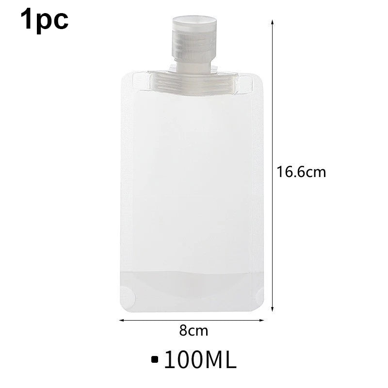 Refillable Travel Pouches – Leakproof Cosmetic Bags for Toiletries and Liquids