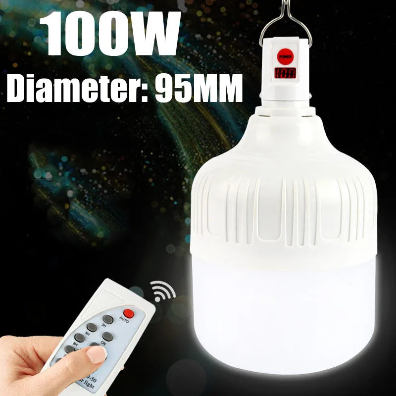 Rechargeable LED Camping Lantern – Portable Power Bank for Outdoor Tent Lighting