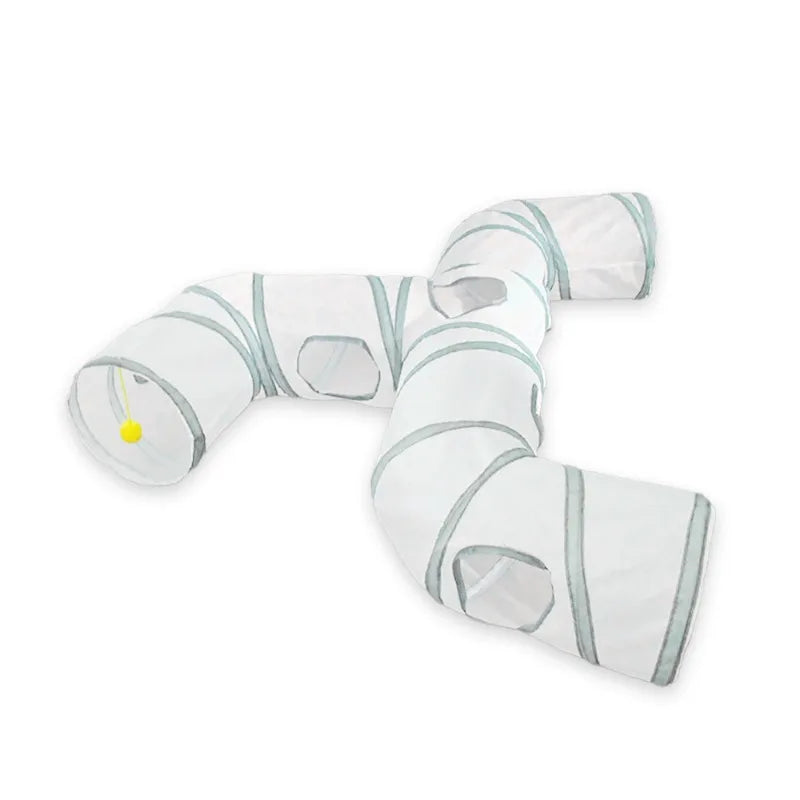 Collapsible Cat Tunnel – Interactive Play Tube for Indoor Pet Exercise