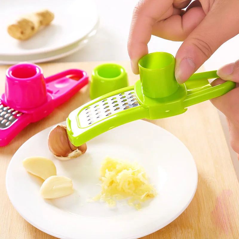 Multi-Function Garlic Peeler – Ginger Grater and Slicer for Kitchen Cooking