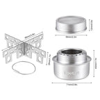 Portable Alcohol Stove Windshield – Ultralight Aluminum for Camping Hiking
