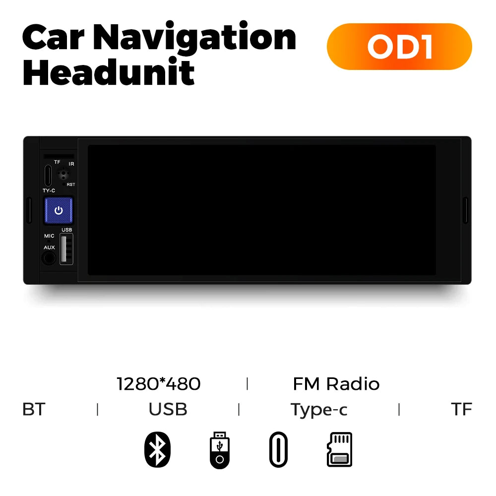 Car Multimedia Player – 6.86 Inch Touchscreen for Apple CarPlay and Android