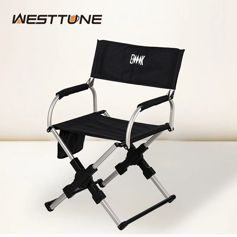 Foldable Director Chair – Aluminum Alloy for Camping Beach and Fishing