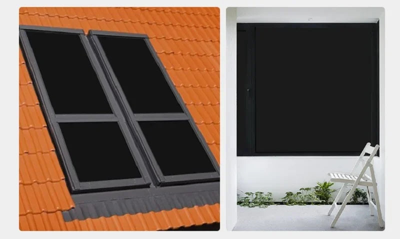 Blackout Window Film – UV Blocking Privacy Tint for Home Glass