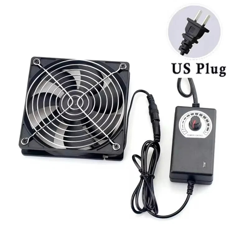 120mm High Speed Cooling Fan – 3000RPM Chassis Radiator for Server Workstations